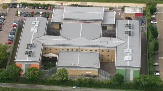 An aerial view Brook House Immigration Removal Centre