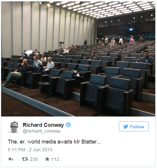 Tweet by Richard Conway - 2 June 2015