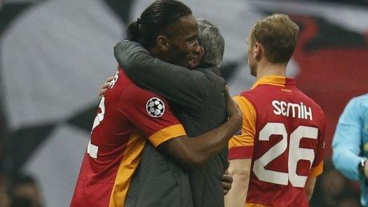 Didier Drogba and Jose Mourinho