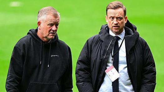 Chris Wilder with Stephen Bettis