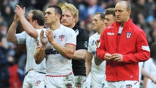 England players after their World Cup semi-final defeat against New Zealand