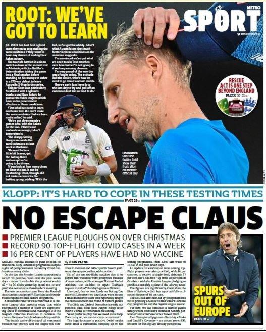 The Metro points to Premier League fixtures going ahead