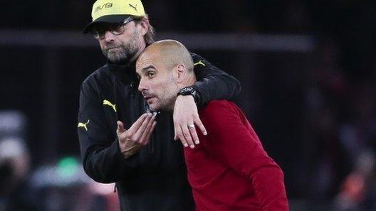 Jurgen Klopp and Pep Guardiola