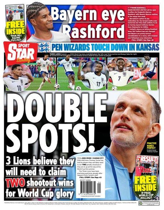 Daily Star back page