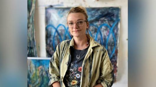 Ciara Heaton in her artist studio