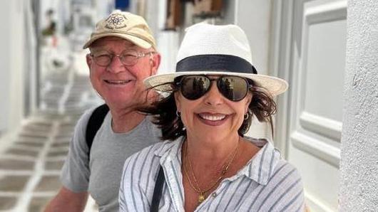 Karen Carter, pictured with her husband Alan