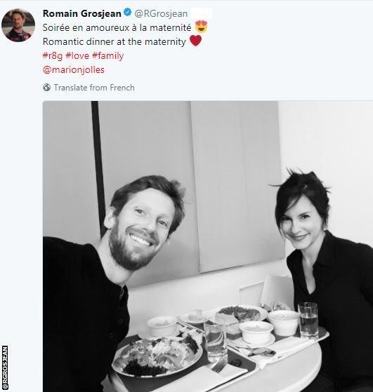 Romain Grosjean on Twitter