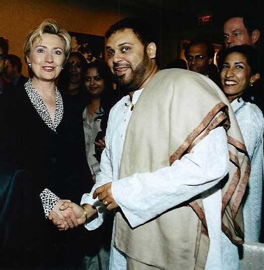 Hillary Clinton meeting Shubhashish Mukherjee