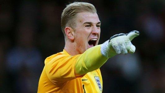 England goalkeeper Joe Hart