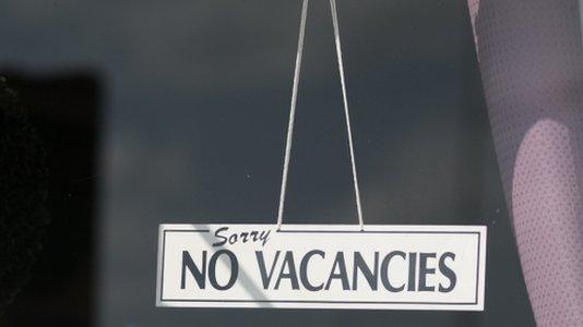 Vacancies sign