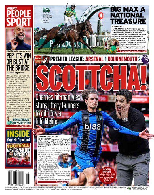 Sunday People back page
