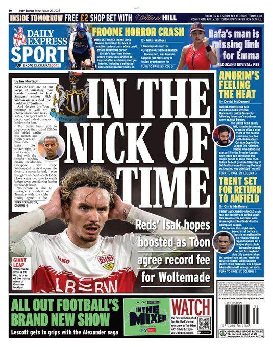 Express back page