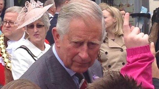 Prince Charles in Brecon