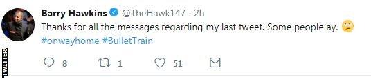 Barry Hawkins tweet