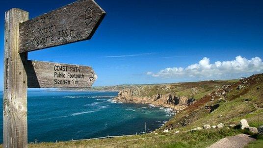 Lands End looking towards Sennen Pic: Dean Feast