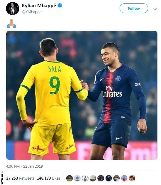 Kylian Mbappe twitter