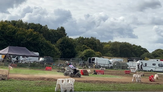Lawn-mower racing at the county show