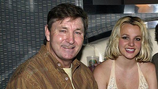 Jamie Spears, Britney's father, sits next to her in 2018