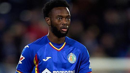 Abu Kamara in action for Getafe