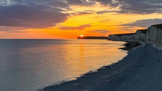 Sunset in Seven Sisters 