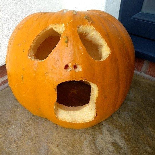 Shocked pumpkin