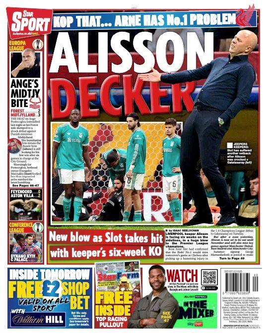 Daily Star back page
