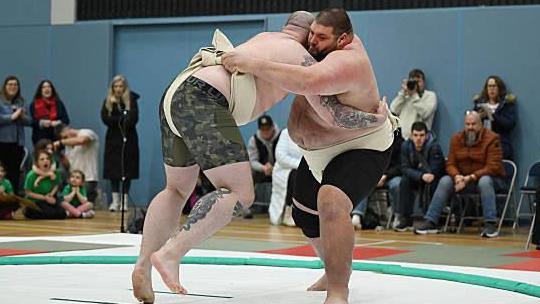 Nathan Rault in a judo bout