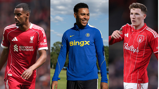 Alexander Isak, Morgan Rogers and Elliot Anderson.