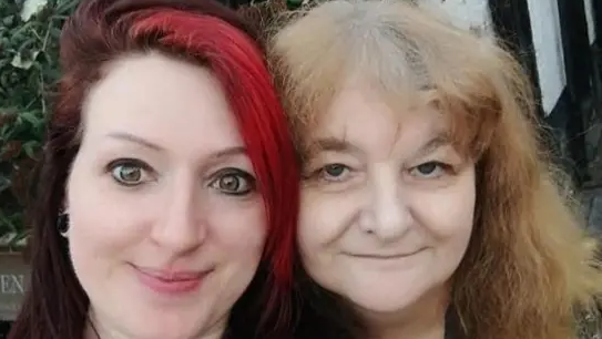 Chantelle Cattermole with mum Rose Macandrew