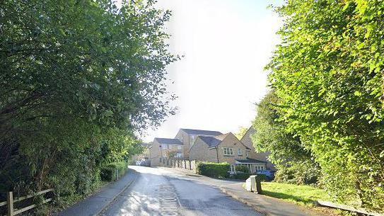 A Google streetview map of Beechwood Park in Brighouse 