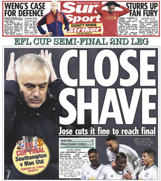 Sun back page