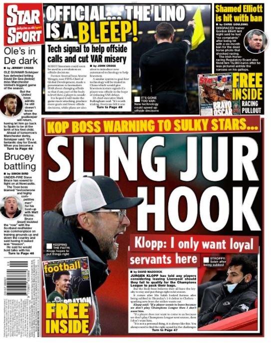 Back page of the Star