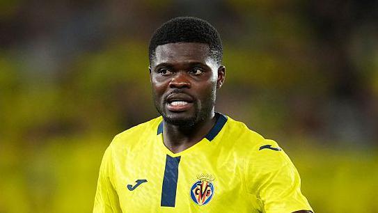 Thomas Partey in action for Villarreal