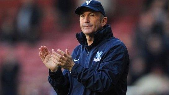 Crystal Palace manager Tony Pulis