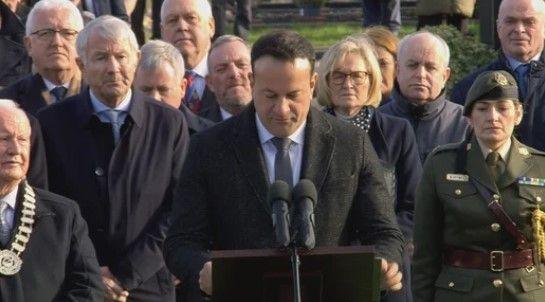 Taoiseach Leo Varadkar has made a graveside oration