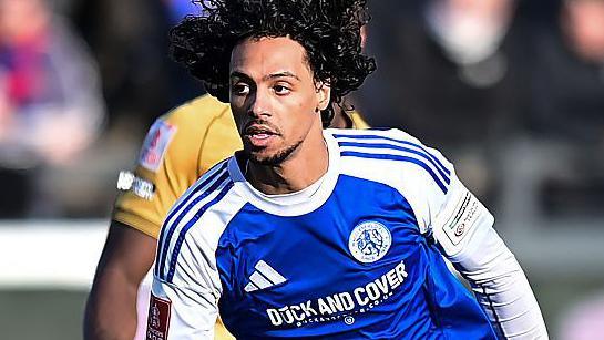 Forest Green Rovers forward D'Mani Mellor, in action for Macclesfield against Crystal Palace.