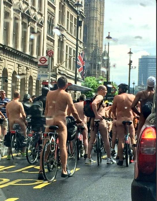 Naked bike ride