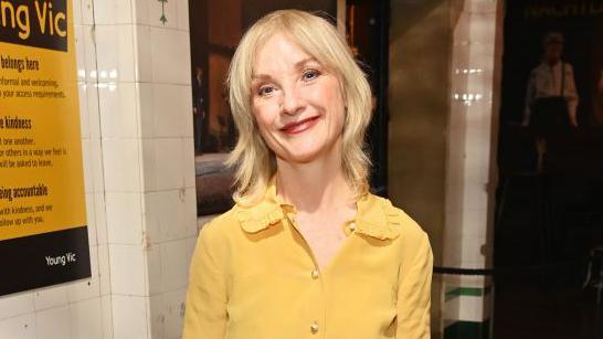 Jane Horrocks attends the press night after party for "Nachtland" at The Young Vic in February 2024