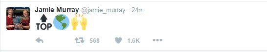 Jamie Murray tweet