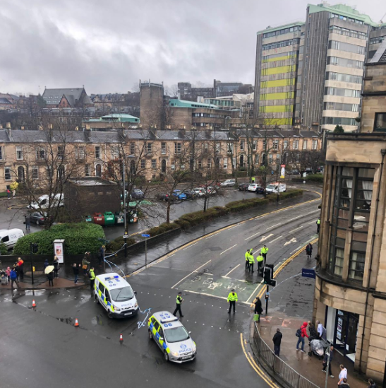 Glasgow Uni evacuation