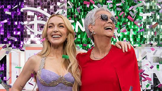 Lindsay Lohan and Jamie Lee Curtis