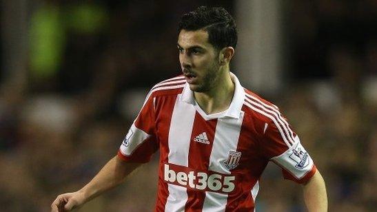 Oussama Assaidi in Stoke colours