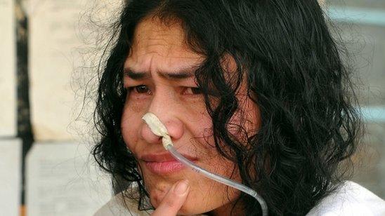 Irom Sharmila Chanu in April 2012