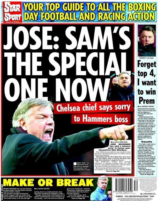 Friday's Daily Star back page