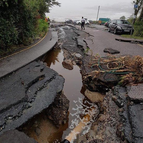 Main road into Coverack