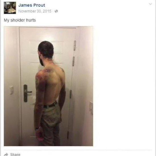 Jimmy Prout Facebook image/PA/Northumbria Police