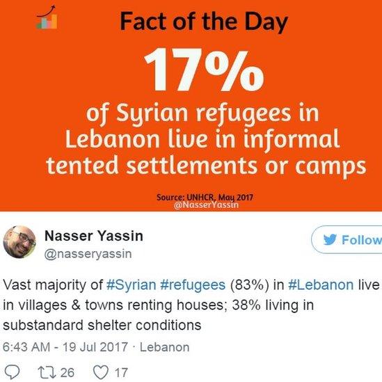 Screen grab of tweet by @nasseryassin