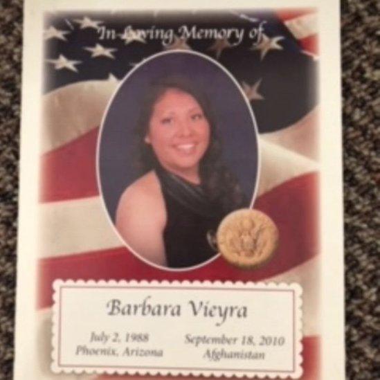 Army Pfc Barbara Vieyra