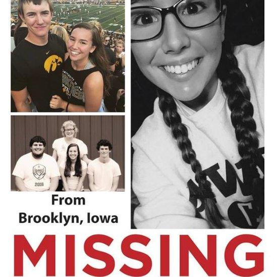 Mollie Tibbetts missing poster