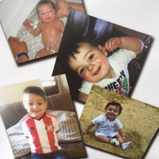 Family photos of Bradley Lowery